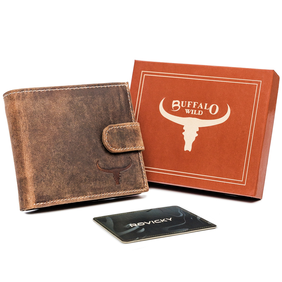 Гаманець чоловічий Buffalo Wild RM-01L-BAW-T-1372 Brown